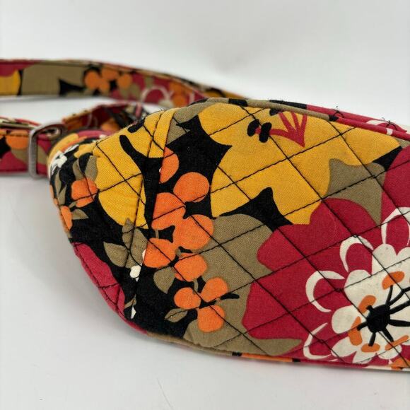 Vera Bradley Crossbody Bag Bittersweet Orange Pink Shoulder Handbag Quilted - Picture 9 of 12